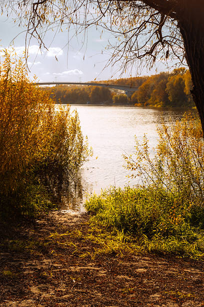 istock Autumn River Landscape with Colorful Trees and Reflections 2236476355