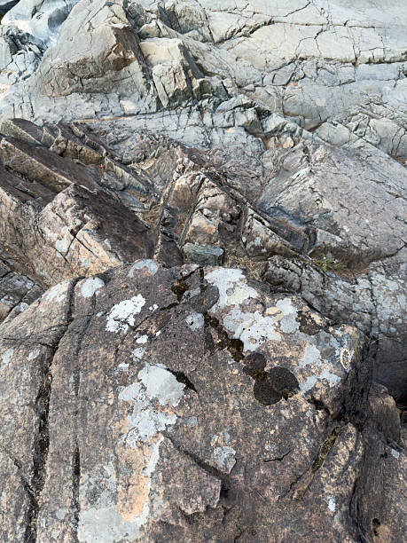 istock Brown gray stone rock granite basalt texture background 2236481444