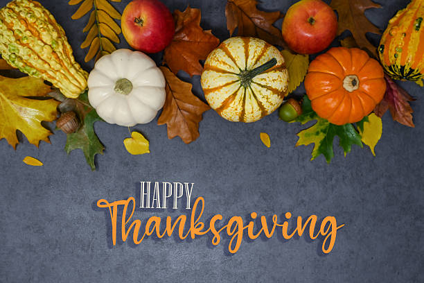 Free picture: Autumn design, greeting card with pumpkins and flowers on ...