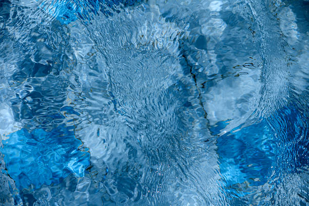istock Blue swimming pool water texture close-up 2236487571
