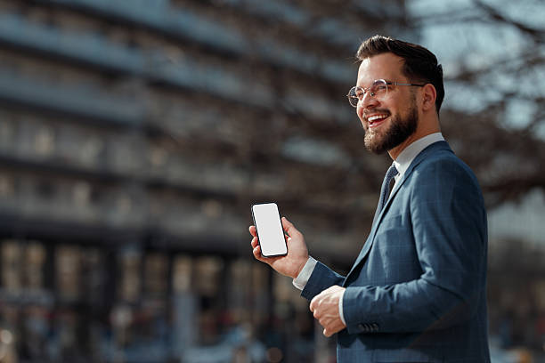 istock Businessman Showing Smartphone Screen 2236489709