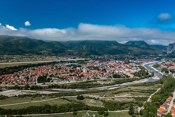 istock Panorama of Berane, drone view. Montenegro 2236493534
