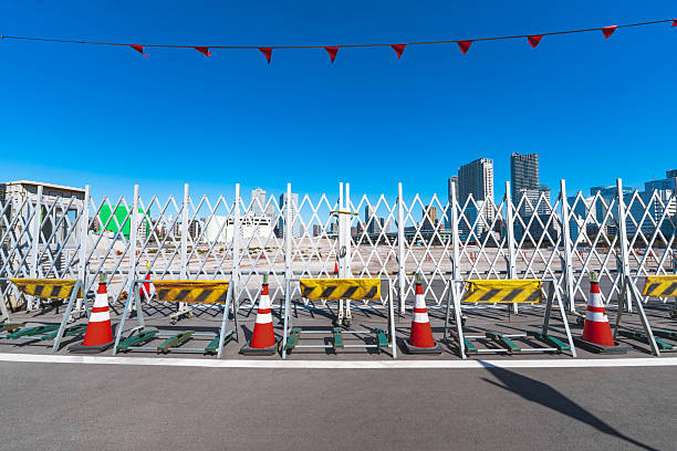 metal fence with wheels