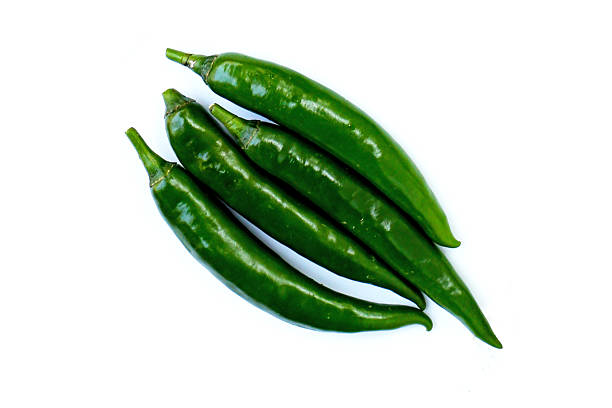 istock Chili peppers on a white background. 2236494072