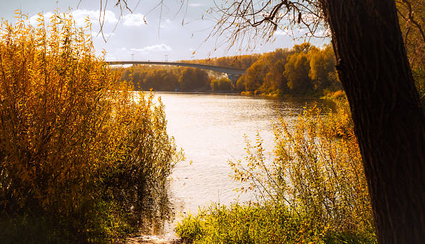 istock Autumn River Landscape with Colorful Trees and Reflections 2236495244