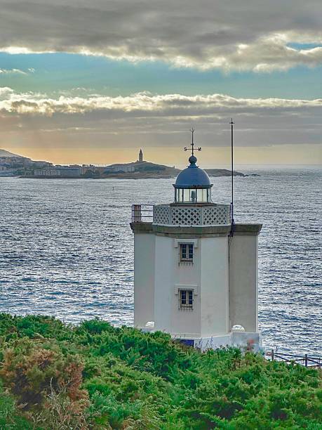 istock Mera Lighthouse and Tower of Hercules behind 2236496992