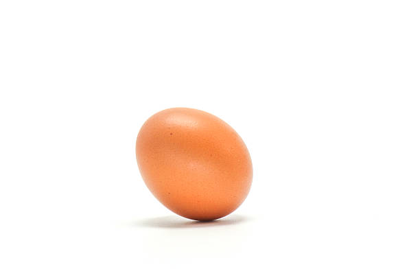 Chicken eggs on a white background have many health benefits such as being rich in quality protein, vitamins and minerals.