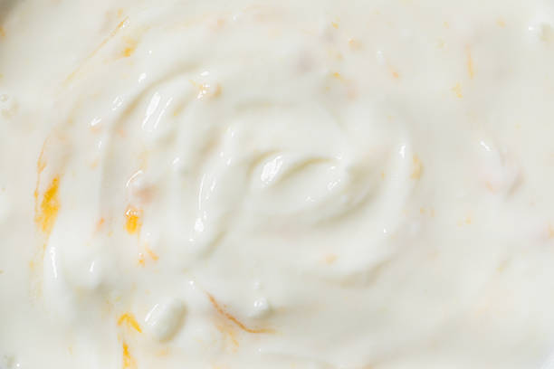 istock Homemade Healthy Peach Yogurt 2236504682