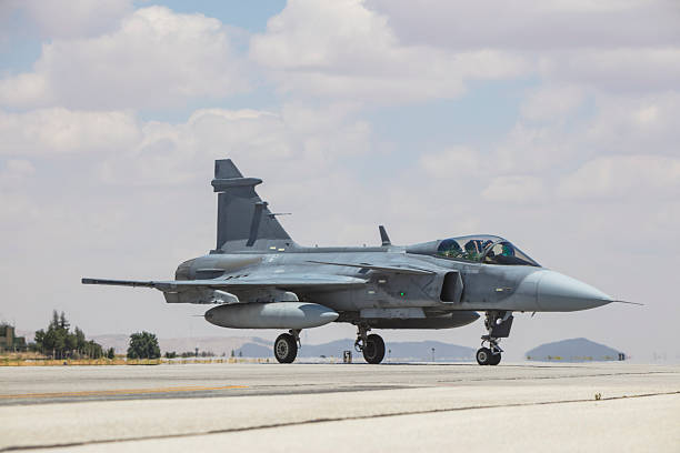 istock Saab JAS 39 Gripen Fighter Jet 2236506726