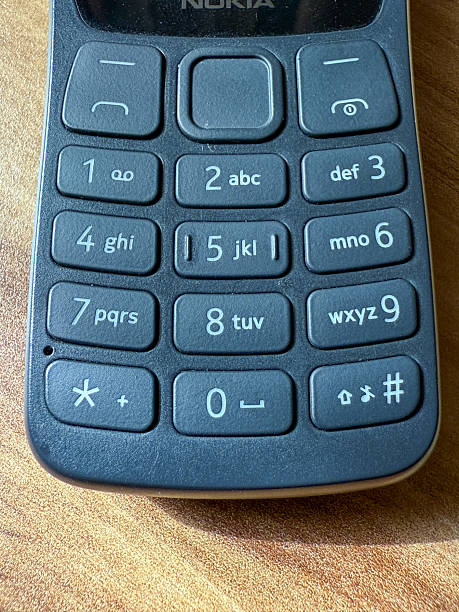 istock A Nokia phone with a black and white keypad 2236514425