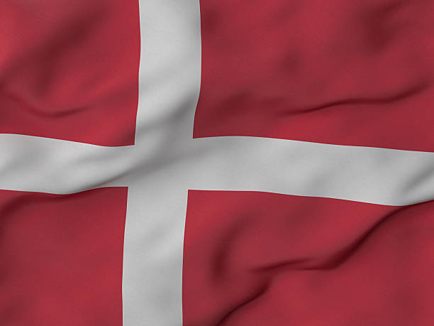 istock Wrinkled fabric Denmark flag 2236519512