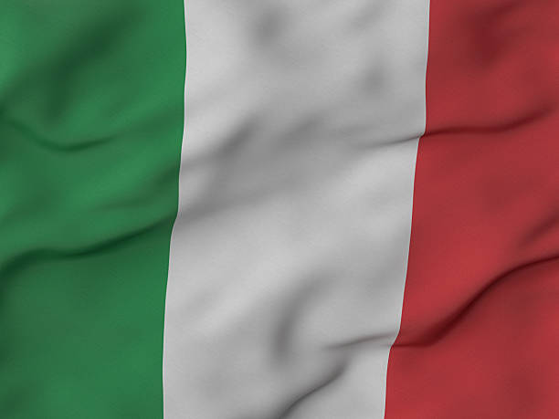 istock Wrinkled fabric Italy flag 2236519691