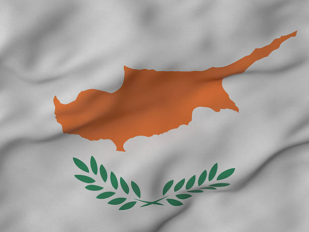 istock Wrinkled fabric Cyprus flag 2236519708