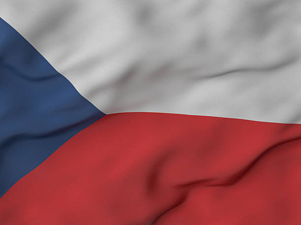 istock Wrinkled fabric Czech Republic flag 2236519742