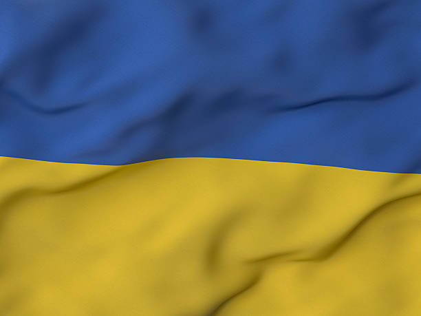 istock Wrinkled fabric Ukraine flag 2236519801