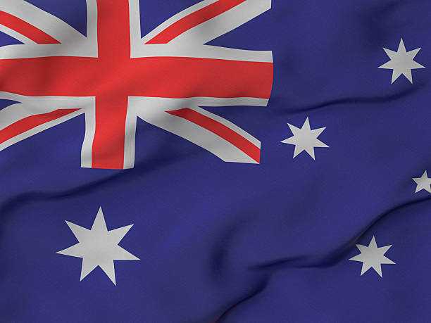 istock Wrinkled fabric Australia flag 2236519976
