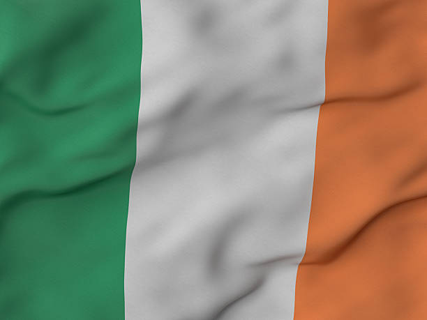 istock Wrinkled fabric Ireland flag 2236520026