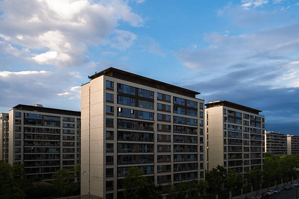 istock Modern city at dusk 2236522182