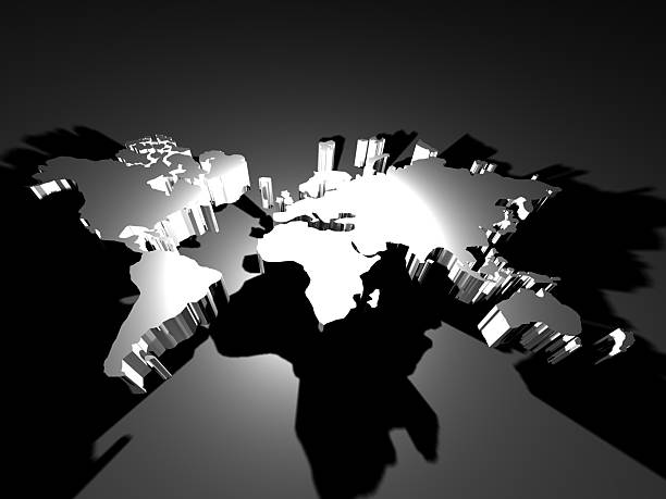 3D Worldmap with reflections