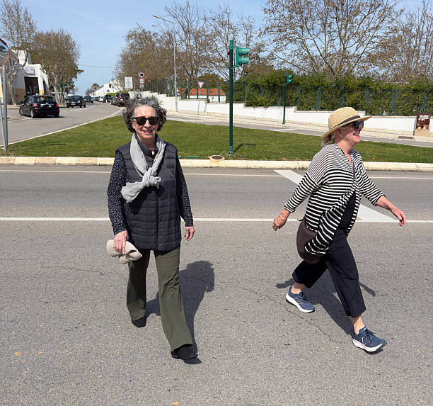 istock Active senior women walking briskly 2236522976