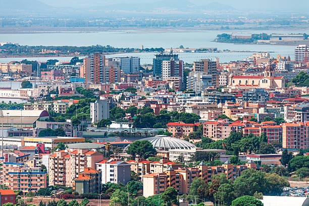 istock Panoramic view of Cagliari city in Sardinia 2236537076