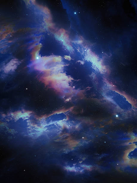 istock Clouds of interstellar gas in deep space. Cosmic nebula in the galaxy. 2236543248