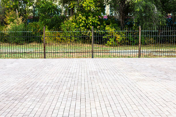istock Spacious Park Square Paved with Construction Stones: A Beautifully Designed Outdoor Area for Leisure and Community Activities in Urban Environment 2236547703
