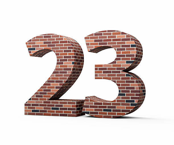 istock Bricks Wall Number Twenty Three 23 Digit Made Of Colored Wall Of Bricks 3D Illustration 2236547918
