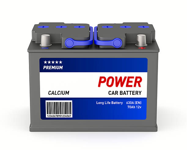 istock Car battery on white background. Isolated 3D illustration 2236550326