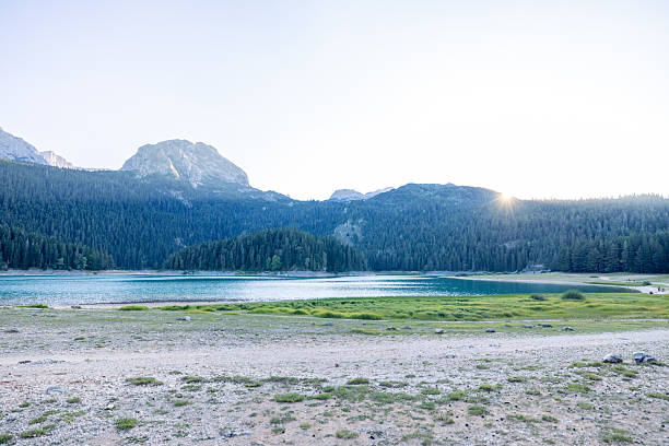 Photo prise au lac de Payolle, france