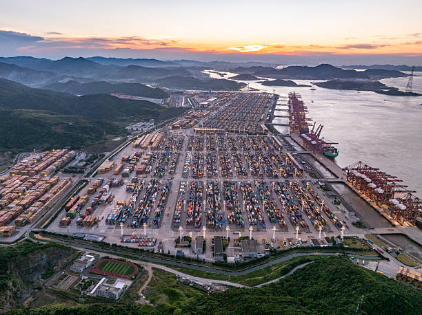 istock aerial view port in ningbo 2236557366
