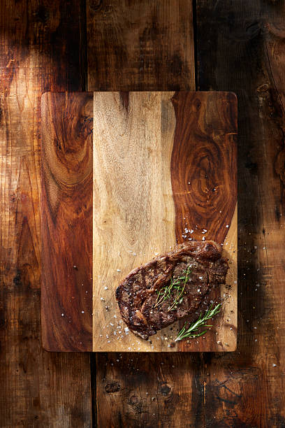 Medium Rare Boneless Rib-Eye Steak