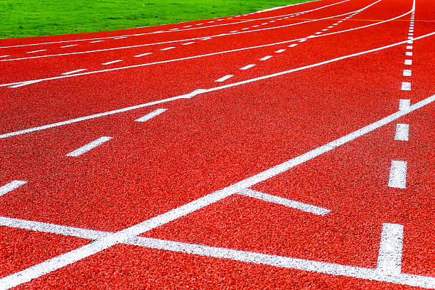 istock Running track in the stadium 2236577783