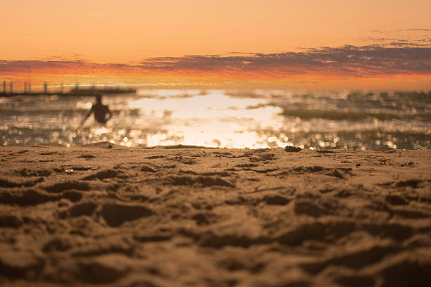 A beautiful evening by the sea
