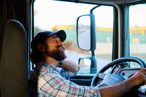 istock Truck driver has neck pain 2236588562