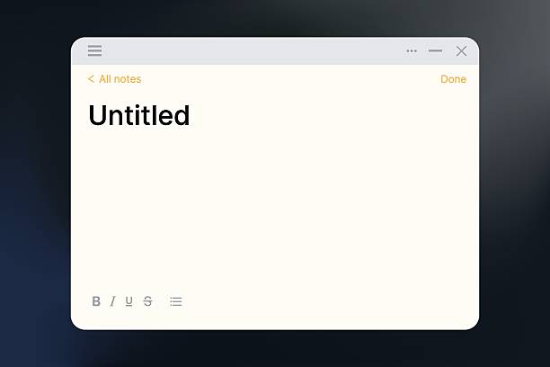 интерфейс приложения notes. макет пользовательского интерфейса. приложение для цифрового планировщика расписания, задач, уведомлений, событ� - web адрес stock illustrations