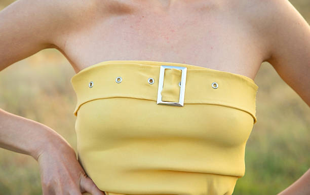 istock Young caucasian woman wearing summer top. 2236595152