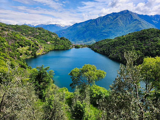 istock Mountain Basin Lake with Dense Woodland 2236608271