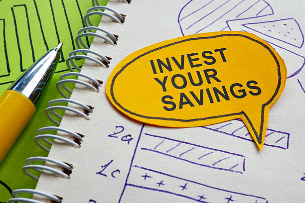 istock Invest your savings and notepad. Money management. 2236614834
