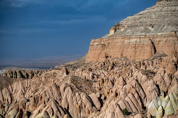 Views of cappadocia and caves in it. Mountains, rocks, caves and sands. Buildings in caves, High quality photo
