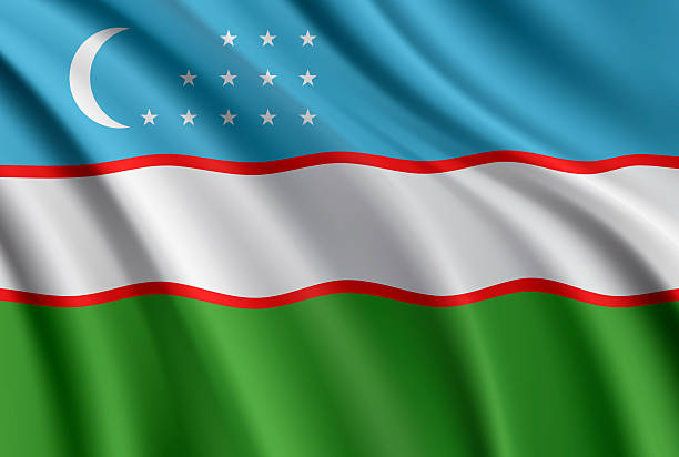istock Flag of Uzbekistan. Vector Waving Flag Background. High detailed Realistic Illustration 2236619952