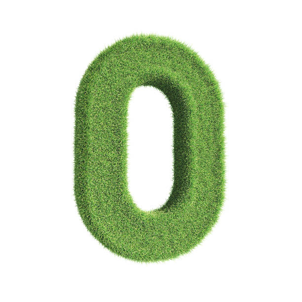 istock Zero Number of Grass, İsolated On White And Clipping Path 2236622945