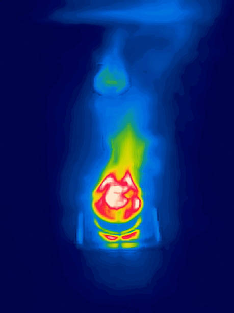 istock Thermal Image of Gas stove 2236629229