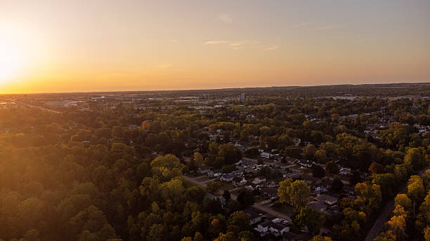 istock beautiful colour change in forest aerial drone view 2236635797