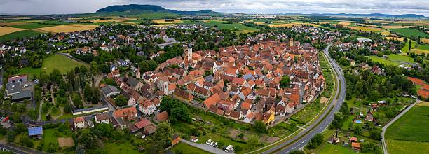 istock Aerial view around the city Mainbernheim 2236637444
