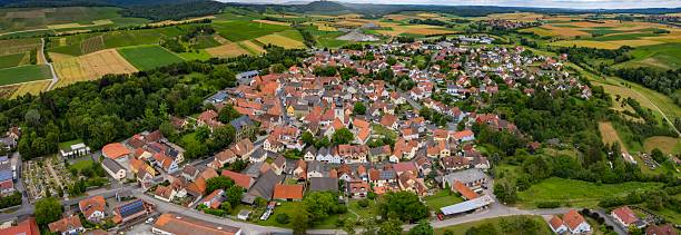 istock Aerial view around the city Markt Einersheim 2236638033
