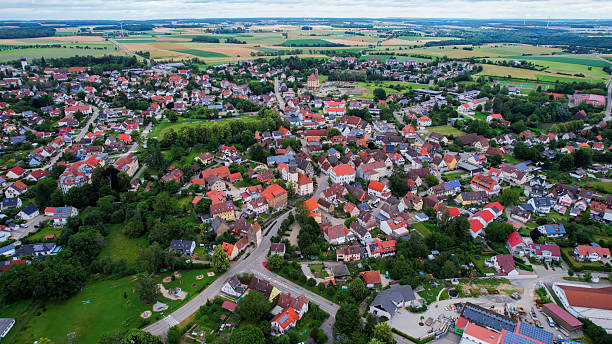 istock Aerial view around the city Gerabronn 2236638248