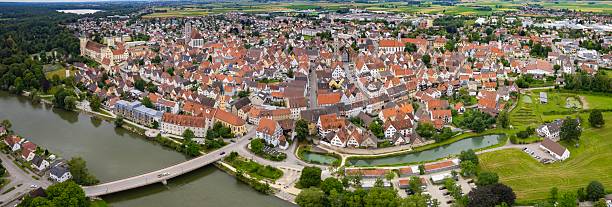 istock Aerial view around the city Lauingen 2236638621