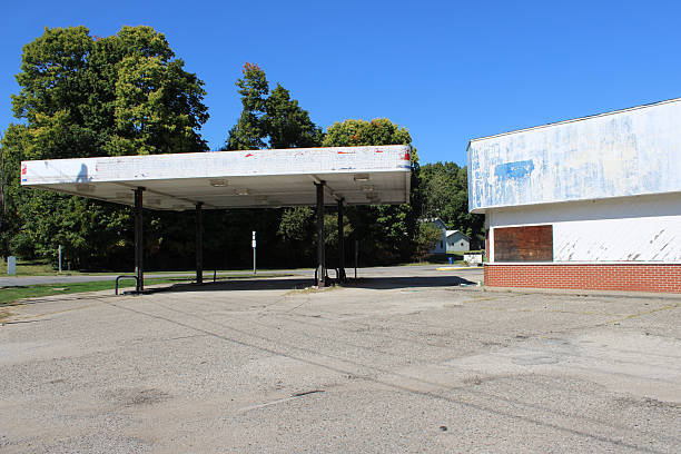 istock Abandoned gas station in Constantine, Michigan 2236642495
