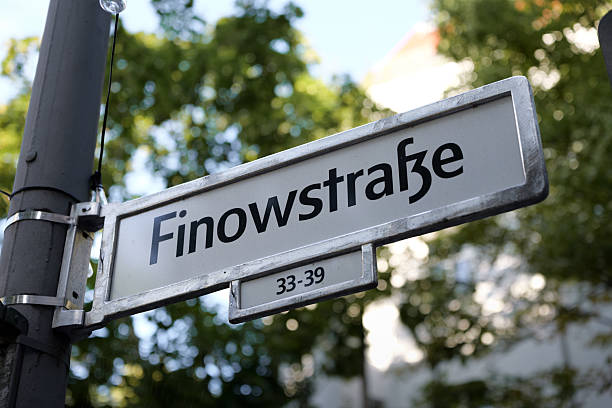 istock Finowstrasse Street Name Sign in Berlin, Germany 2236644898